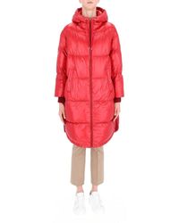 Herno - Quilted Hooded Drawstring Down Coat - Lyst