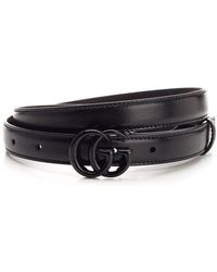 Gucci - GG Marmont Buckle Belt - Lyst
