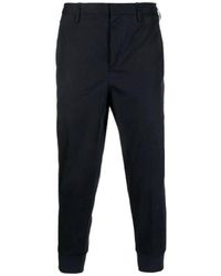 Neil Barrett - Button Detailed Fitted-ankle Trousers - Lyst