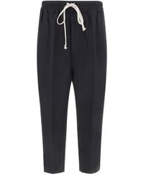 Rick Owens - Astaires Drawstring Cropped Trousers - Lyst