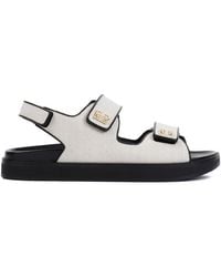Givenchy - 4g Plaque Strap Flat Sandals - Lyst