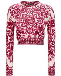 Dolce & Gabbana - Maiolica Sweater - Lyst