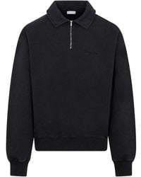 Dior - Half-zipped Long-sleeved Sweatshirt - Lyst