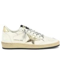 Golden Goose - Logo Patch Canvas Sneakers. - Lyst