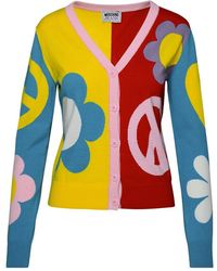 Moschino - Patterned Cardigan - Lyst