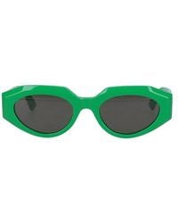 Bottega Veneta - Facet Cat-eye Frame Sunglasses - Lyst