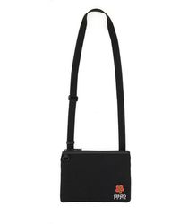 KENZO Shoulder Bag With Logo - Black