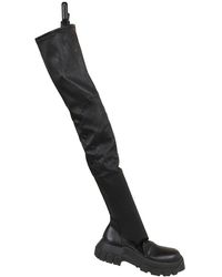 Rick Owens - Bozo Tractor Stocking Knee-high Boots - Lyst
