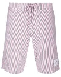 Thom Browne - Striped Drawstring Swimming Shorts - Lyst