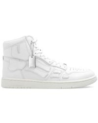 Amiri - Skel Panelled Leather High-top Trainers - Lyst
