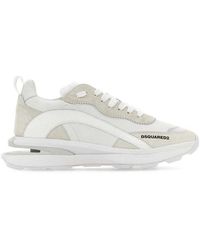 DSquared² - Almond Toe Lace-up Sneakers - Lyst