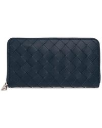 Bottega Veneta - Wallet With Intrecciato Weave - Lyst