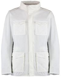 Herno - Field Button-Front Cotton Jacket - Lyst