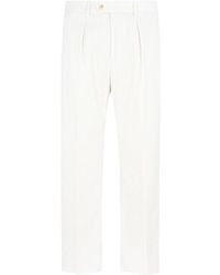 Etro - Cotton Pants - Lyst