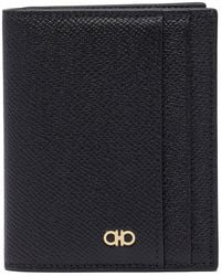 Ferragamo - Gancini Plaque Bi-Fold Wallet - Lyst