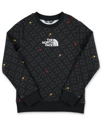 The North Face - All-over Patterned Crewneck Sweatshirt - Lyst