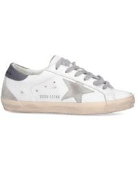 Golden Goose - Super-Star Leather Sneakers - Lyst
