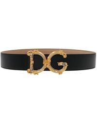 Dolce & Gabbana - Logo Buckle Belt - Lyst