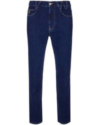 Vivienne Westwood - Orb Embroidered Skinny Jeans - Lyst