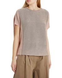 Le Tricot Perugia - Crewneck Knitted Top - Lyst