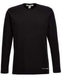 Comme des Garçons - Logo Print T-shirt Black - Lyst