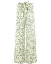 Cormio - Floral Printed Drawstring Trousers - Lyst