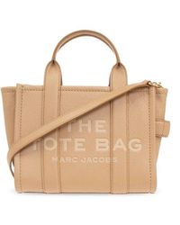 Marc Jacobs - Logo Embossed Small Tote Bag - Lyst