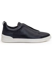 ZEGNA - Low-top Slip-on Sneakers - Lyst