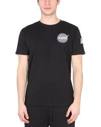 Alpha Industries - Space Shuttle Printed Crewneck T-shirt - Lyst