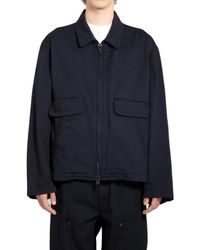 Yohji Yamamoto - R-single Zipped Shirt Jacket - Lyst