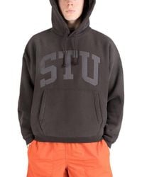 Stussy - Stu Relaxed Hoodie - Lyst