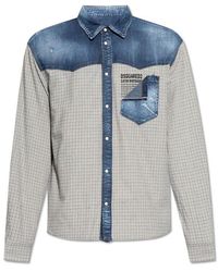 DSquared² - Checked Shirt, - Lyst