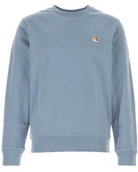 Maison Kitsuné - Powder Cotton Sweatshirt - Lyst