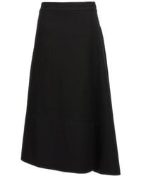 Jil Sander - Asymmetrical Skirt Skirts - Lyst