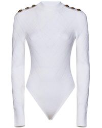 Balmain - Paris Bodysuit - Lyst