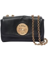 Chloé - Heritage Logo Plaque Small Shoulder Bag - Lyst