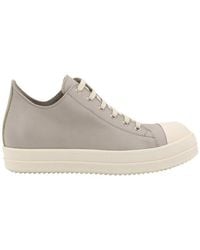 Rick Owens - Round-toe Lace-up Sneakers - Lyst
