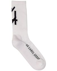 44 Label Group - Logo Intarsia-knit Socks - Lyst