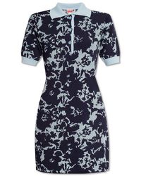 KENZO - Dress With Collar, - Lyst