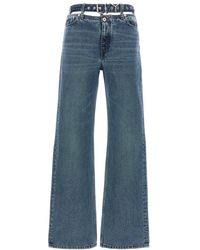 Y. Project - Y Belt Cut-out Jeans - Lyst