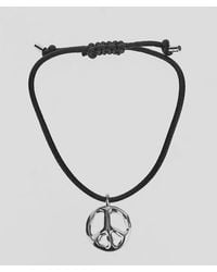 Ambush Peace Leather Bracelet - Natural