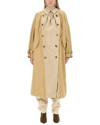 Isabel Marant - Two-toned Double-breasted Trench Coat - Lyst