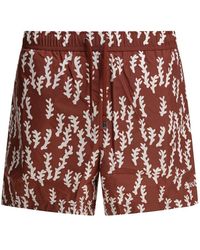 ZEGNA - Swimwear Costumes Bordeaux - Lyst