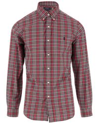 Ralph Lauren - Cotton Shirt With Check Pattern - Lyst