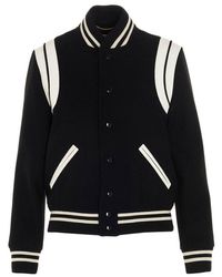 Saint Laurent Outerwear Jacket - White