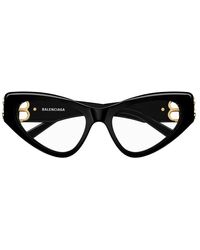 Balenciaga - Cat-Eye Frame Glasses - Lyst