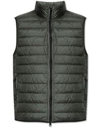 Stone Island - Quilted Vest With High Neck - Lyst