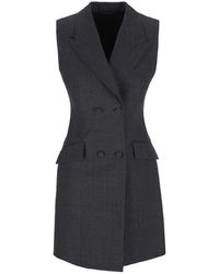 Givenchy - Sleeveless Tuxedo Dress - Lyst