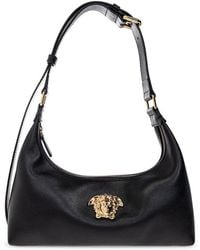 Versace - Medusa-Plaque Zipped Shoulder Bag - Lyst