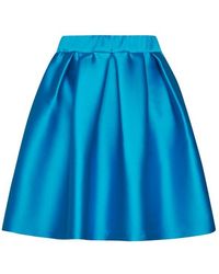 P.A.R.O.S.H. - Elastic Waist Flared Mini Skirt - Lyst